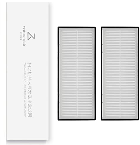 roborock Original S8/S8+/S8 Pro Ultra/S7/S7 Maxv Ultra/S7 Pro Ultra Zubehör, Waschbarer HEPA Filter, 2er Pack