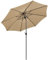 Yaheeetch Sombrillas Terraza Inclinable Parasol para Jardín con Manivela Impermeable Proteccion UV 326x326x249 cm para Patio, Junto a Piscina, Restaurante y Cafetería