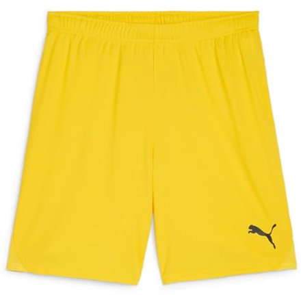 PUMA teamGOAL Shorts, Unisex-Erwachsene Gestrickte Shorts, Faster Yellow-PUMA Black, 705752