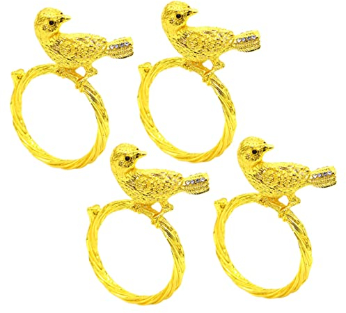 Housoutil Serviettenhalter Mit Vögeln Servietten-dekorschnalle Für Den Täglichen Gebrauch Hotel Party