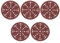 The Lord of the Tools 50pcs Disques Abrasifs 150mm 15,2cm 48 trous avec Crochet et Boucle de Papier Abrasif 40/80/100/120/180 Compatible avec Festool RO 150/ES 150/ETS 150/ETS EC 150/LEX 150/WTS 150