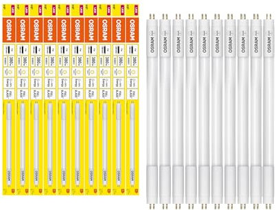 OSRAM LED TUBE T5 HF L8 SHORT 288 mm, lineare LED-Röhre, 4W, 380lm, 3000K, warmweißes Licht, LED-Ersatz für klassische T5-Leuchtstoffröhren mit G5 Sockel, lange Lebensdauer, energiesparend,10-Pack