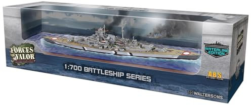 Forces of Valor 1:700 Dt. Schlachts. Bismarck Mai 41 DK. - Standmodell, Modellbau, Diorama Modell, Militär Modellbau, Militär Boot Modell, Schiff Standmodell, Mehrere Farben.