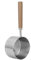 Tissting Milchtopf 200ml 304 Edelstahl Schokolade Schmelztopf Öl Butter Schmelztiegel Topf mit Skala und 2 Ausgießer, Ø 8cm Mini Stielkasserolle Soßentopf