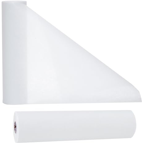 Simurq Vlies tischläufer Modern | Tischband Tischdeko Geburtstag & Hochzeitsdeko Tisch Deko | Table Runner Tischläufer Rolle Einweg | Tischläufer Weiß (Weiß, 30 cm x 25 m)