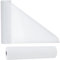 Simurq Vlies tischläufer Modern | Tischband Tischdeko Geburtstag & Hochzeitsdeko Tisch Deko | Table Runner Tischläufer Rolle Einweg | Tischläufer Weiß (Weiß, 30 cm x 25 m)