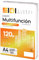 A4-Papier, 120 g/m², Druckerpapier A4, Packung für Schule, Arbeit oder Privatgebrauch, A4-Blätter für Kopierer und Mehrzweck, DIN A4-Papier extra weiß – SIDI (400 h, 120 g)