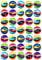 35 x Super Sports Car Mix Edible Wafer or Icing Cupcake Toppers Fun Kids Party Cake Decorations Perfect For Brownies Cookies Muffins & More! (Edible Wafer Card)
