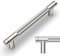 Amerdeco 10 Pack Brushed Satin Nickel Knurled Cabinet Pulls 128mm Hole Center Cabinet Hardware Kitchen Cabinet Handles for Bathroom Drawer Pulls Dresser Pulls AM003