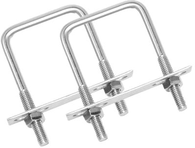 2 Pièces Serre Joints U, Acier Inoxydable 304, Réglable Serre Joint Pince U, M8*60 * 100mm