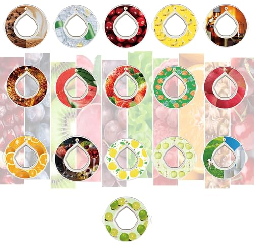 Bubupig Air Flavor Pods Compatible avec la bouteille d'eau avec dosettes aromatisantes Compatible avec la bouteille d'air Adapté aux sports de plein air (16 saveurs de fruits)(16 fruit flavors)