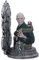 Nemesis Now Serre-Livres Harry Potter Lord Voldemort 20,5 cm, Argent, Produit Officiel, Objet de Collection, moulé en résine Fine, habilement Peint à la Main
