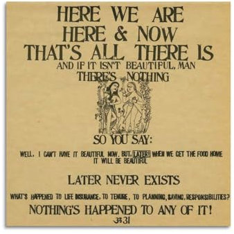 SANWYA Ram Dass Be Here Now, dekorativer Maldruck, Leinwand, Wandkunst, Wohnzimmer, Schlafzimmer, Poster, Gemälde, 50 x 50 cm