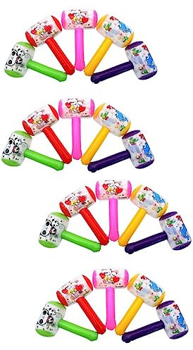 TOYANDONA 20stücke Aufblasbare Hammer Spielzeuge Mit Glöckchen Für Mädchen Bunte Kreative Hämmer Für Partys Und Spiel Im Freien Für Kleine Hände Und Viel Spaß
