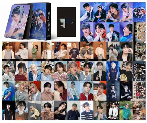 SKZ 'The Street Kids' 2025 Season's Greetings Fotokarten 55Pcs Postkarten 'STAY' Fotokarten SKZ HAN Postkarten Hyunjin Fotokarten Felix Fotokarten