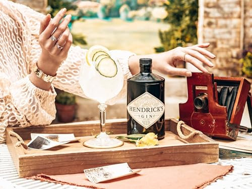 Hendrick's Gin, 700ml, Con Bicchiere Balloon Brandizzato