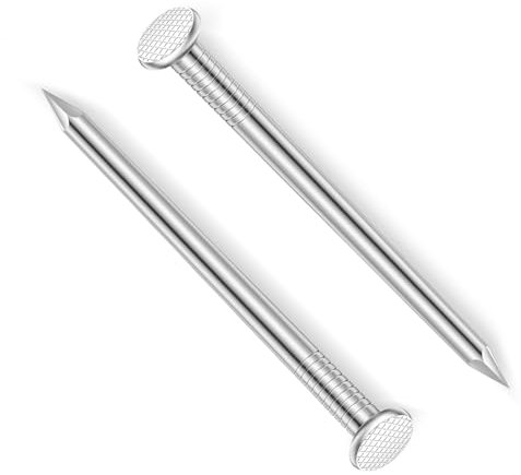 Etauwe 2 Inch Hardware Nails, Stainless Steel Flat Nails, Wood Nails, Wall Nails, Common Nails, 100 PCS