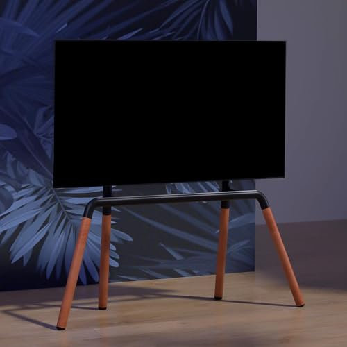 CMYCYDDPLY Universal TV Stand, TV Floor Stand for 42-75, Portable Corner Studio Display Stand, with Four-Legged Base