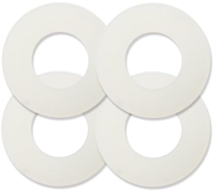 Mendorio Flush Valve Seal Replacement, Compatible with Geberit 816.418.00.1 Flush Valve Washer Seal, Silicone Sealing Washer (4-Packs)