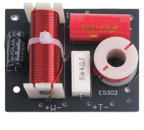 Höhen- und Bass-Lautsprecher-Teiler für verbesserte Audioleistung, 2-Wege-Frequenzweiche mit 3200 Hz Cutoff-Frequenz