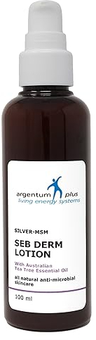 argentum plus - Silver-MSM Seb Derm Lotion with Australian Tea Tree 100 ml | For skin prone to seborrheic dermatitis