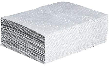 PIG Oil Mat - Oil-Only Absorbent Mat Pads - 50 Pads per Bag - 15 x 20 Pads - Absorbs up to 28 Ounces per Pad - MAT415