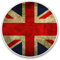 Fantastici adesivi in vinile (set da 2) 7,5 cm – Bandiera vintage Union Jack adesivi divertenti per computer portatili, tablet, bagagli, album di ritagli, frigoriferi, idea regalo #8887, 10 cm
