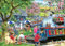 The House of Puzzles - Schmale Flucht Puzzle - 1000 Teile Puzzles für Erwachsene, Künstler illustriert, malerische Landschaft, Deluxe-Puzzle-Geschenke