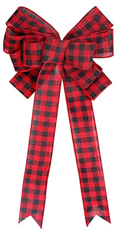 Übertopf Modern Weihnachtsschleife Festivalschleife Weihnachtsschleifen Antennenschleifen Bowknot Für DIY Handwerk Baumschmuck Weihnachtsbaum Hängedekoration Blumentöpfe Rattan (A, One Size)
