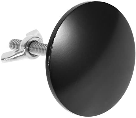 Uonlytech Couvercle De Trou Évier Décoratif Noir Bouchon pour Robinet Et Lavabo Cache Trou De Cuisine Facile À Installer Design Élégant pour Évier Propre Et Soigné