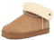 inblu Donna con Risvolto in Ecopelliccia, Stivaletto Invernale Caldo e Leggerissimo, Camel, 37 EU