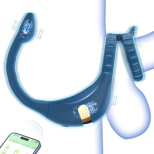 Penisring Sex Spielzeug für die Männer, Penis Ring Erotik Sex spielzeug für Paare extrem sex, Cockring Erotisches Sexspielzeug für Klitoris, 10 Vibrationsmodi Dual Penisringe Massagegerät mit APP