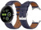LanQii Leder Armband für Google Pixel Watch 4/3 41mm/Pixel Watch 2/1, Weiches Leder Ersatzarmband, Damen und Herren Uhrenarmband - (Blau)