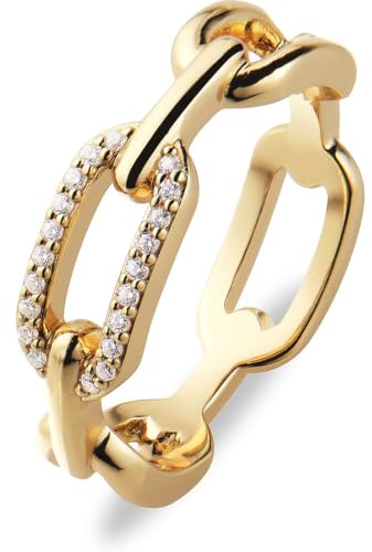 CHRIST Damen-Ring 925er Silber, recycelt Zirkonia
