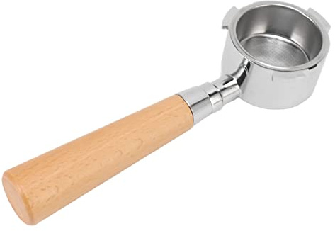 Bodenloser Kaffee-Siebträger, 3 Ohren, ultrafeiner Porenfilter, ergonomischer, abnehmbarer bodenloser Griff für Cafés