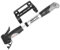 BETO Double HxS Minipumpe, Handpumpe, Fahrradpumpe, Luftpumpe, mit Manometer, 125psi, 8,5bar, AV, DV, FV, Autoventil, Dunlopventil, Französisches Ventil, Softgrip, aus Aluminium