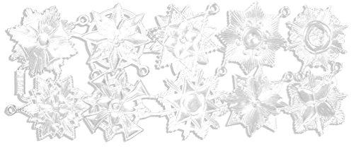 Kunze A072190013 Orden Medaillen Set, 10 Stück, Geprägtes Papier, Weiß