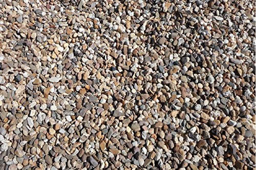 Der Naturstein Garten 12,5 kg bunter Rheinkies 2-8 mm - Buntkies Teichkies Lieferung KOSTENLOS (deutsches Festland)