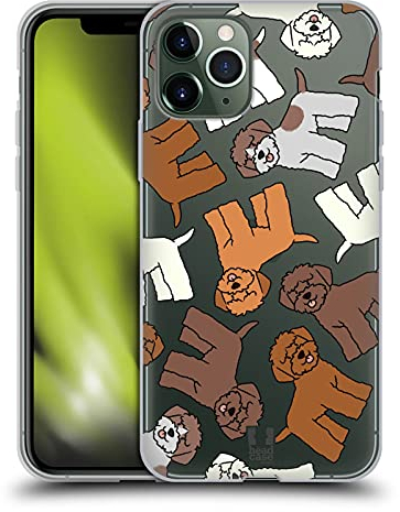 Head Case Designs Lagotto Romagnolo Hunderassen Muster 12 Gelhülle [Militärischer Schutzgrad] Kompatibel Mit Apple iPhone 11 Pro Und Kompatibel Mit MagSafe