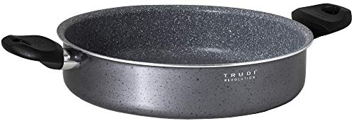 Aeternum Trudi Revolution Tegame 28 cm, Adatta all'induzione, Alluminio, Grigio