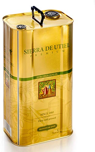 Sierra de Utiel - Aceite de Oliva Virgen Extra - Lata de 5 litros - Producto Natural Origen España