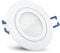 SSC-LUXon RW-2 Einbauleuchte Badezimmer IP44 in weiß rund extra flach - LED 4W neutralweiß tauschbar - Badeinbaustrahler 230V
