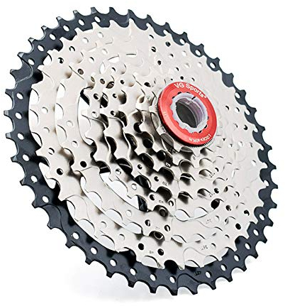Schraubkranz 8-Fach Fahrradkassette,8 Speed Cassette Kit Freilauf Schraubkranz (11-42 Zähne) für Mountainbike Road Fahrradzubehör