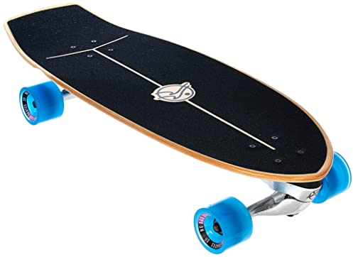 Flow Surf Skates Geo Surf-Skateboard mit Carving Truck, 73,7 cm, Blau