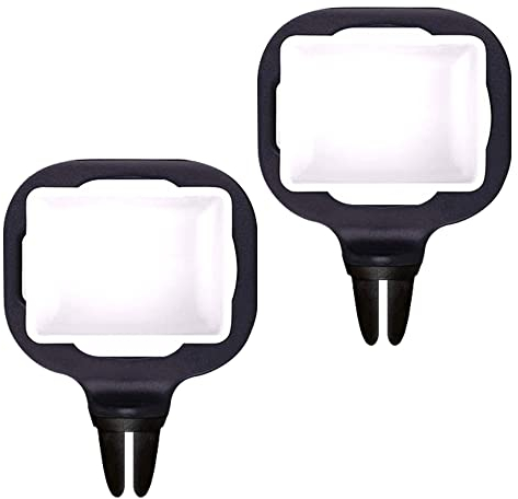 NING GANG (black) 2Pcs Sauce holder for car Dip rack sauce Ketchup cup holder container for vents of vehicle Dipping Cups oil proof paper for free