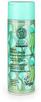Natura Siberica Clarifying Face Toner – klärender Gesichtstoner mit Polar White Birch & Niacinamid – Poren verfeinernd, kontrolliert Talg, reduziert Unreinheiten – Anti-Akne & fettige Haut – 200 ml