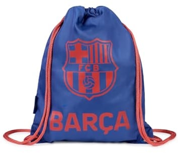FC Barcelona - Equipaje- Bolsa para prendas Oficial Equipaje- Bolsa para prendas Barça, Unisex Niños, 35x42
