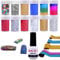 Nail Art Foil Glue for Foil Sticker 12pcs Nail Art Foil Sticker & 1pc Nail Foil Glue 8ml Decorations Adhesive Gel Foil Sticker for Nail Art Decoration