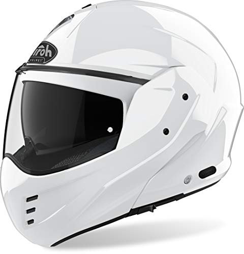 AIROH Integralhelm Mathisse, Farbe: Weiß, glänzend, XXL