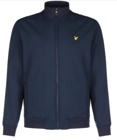 Lyle And Scott ML1591v Zip Through Funnel Neck Jacket Dark Navy, marine, XL